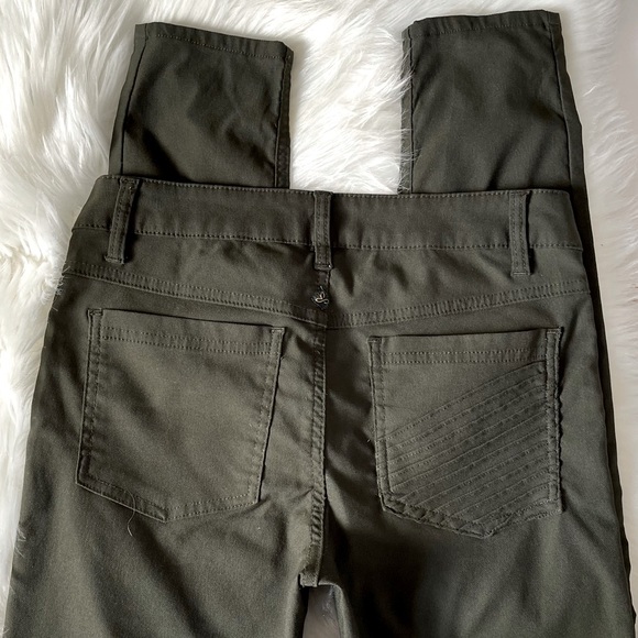 PRANA⚜️Women’s Brenna Stretch Mid Rise Skinny Leg Green Pants Size 4 - Picture 2 of 6